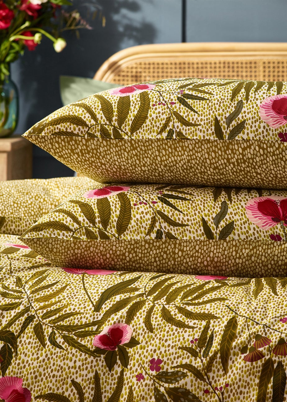 Wylder Nature House Of Bloom Poppy Floral Duvet Cover Set