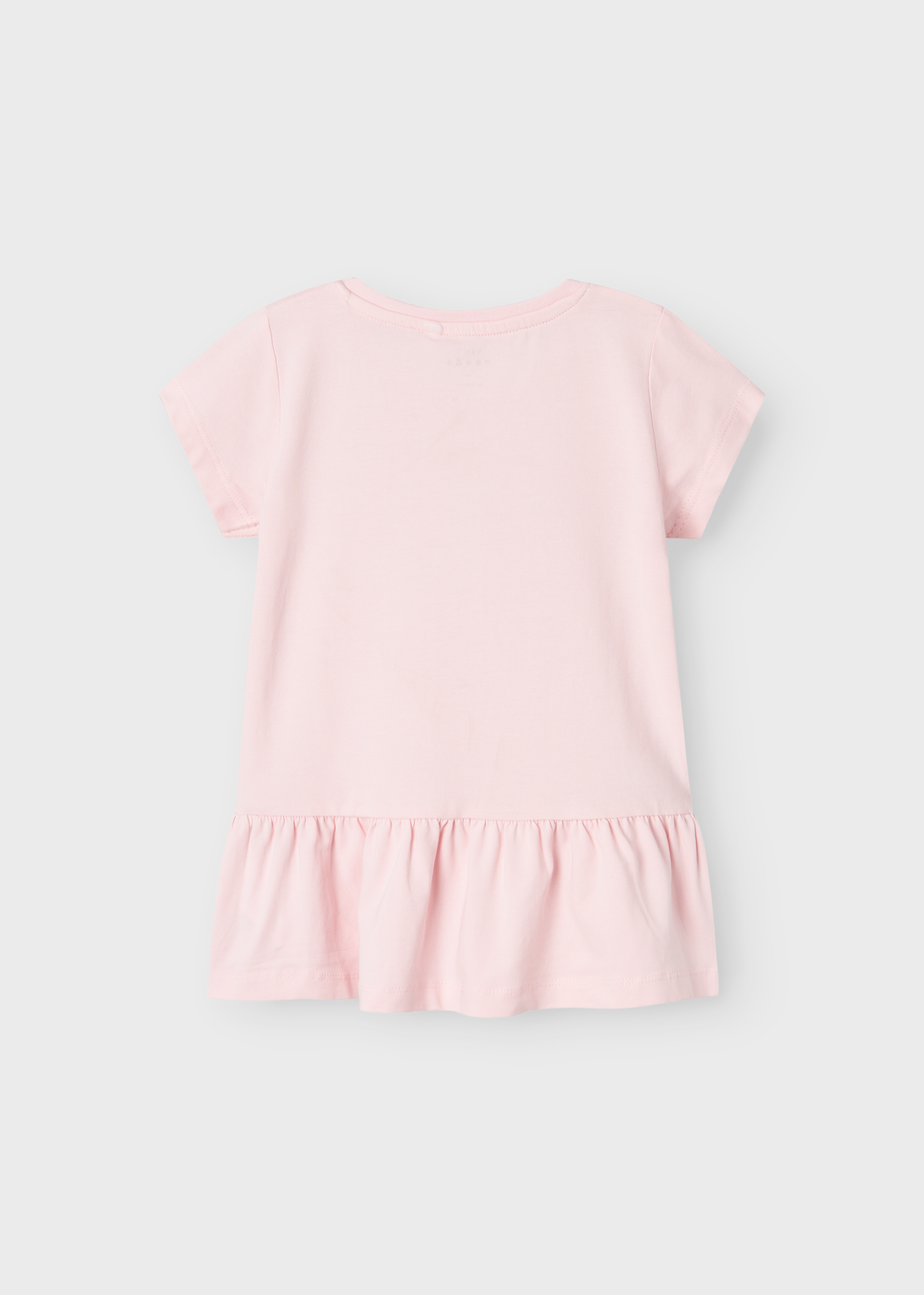 Name It Girls Pink Chilling Tunic Top (1-5yrs)