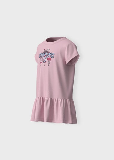 Name It Girls Pink Chilling Tunic Top (1-5yrs)