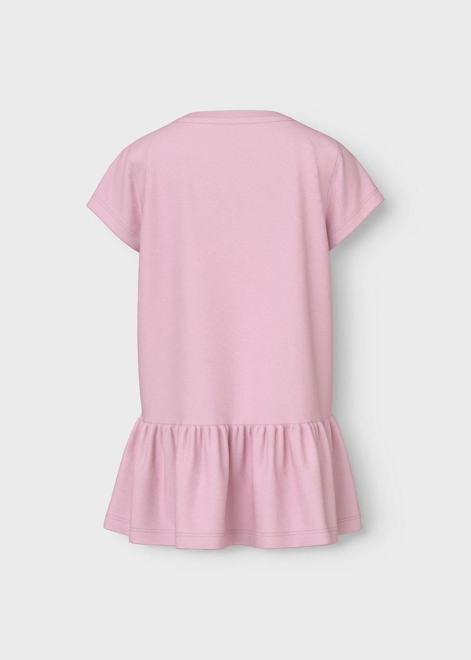 Name It Girls Pink Chilling Tunic Top (1-5yrs)