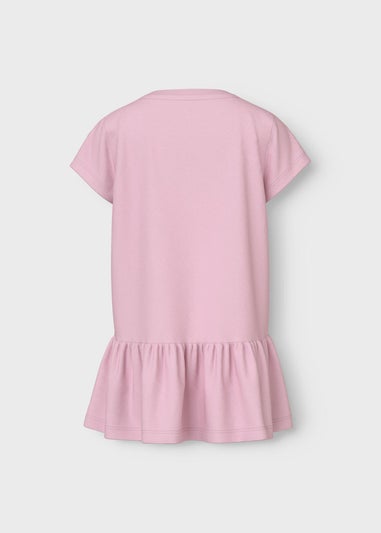Name It Girls Pink Chilling Tunic Top (1-5yrs)