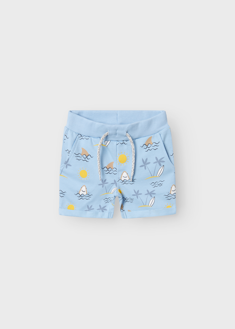 Name It Boys Blue Sea Print Shorts (9mths-5yrs)