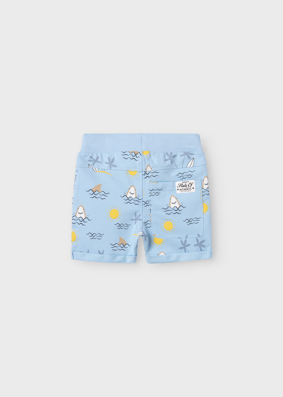 Name It Boys Blue Sea Print Shorts (9mths-5yrs)