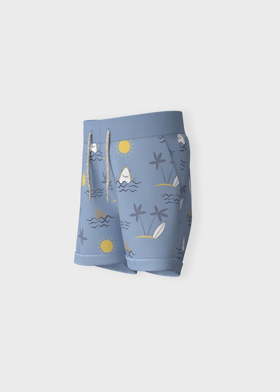 Name It Boys Blue Sea Print Shorts (9mths-5yrs)