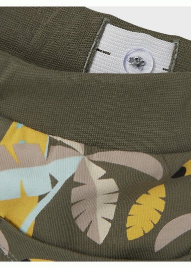 Name It Boys Orange Giraffe Top & Shorts Set (9mths-5yrs)