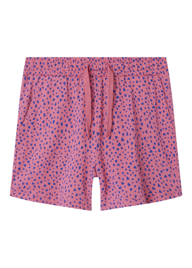 Name It Girls Pink Heart Print Shorts (6-12yrs)
