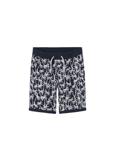 Name It Boys Navy Palm Print Shorts (6-12yrs)