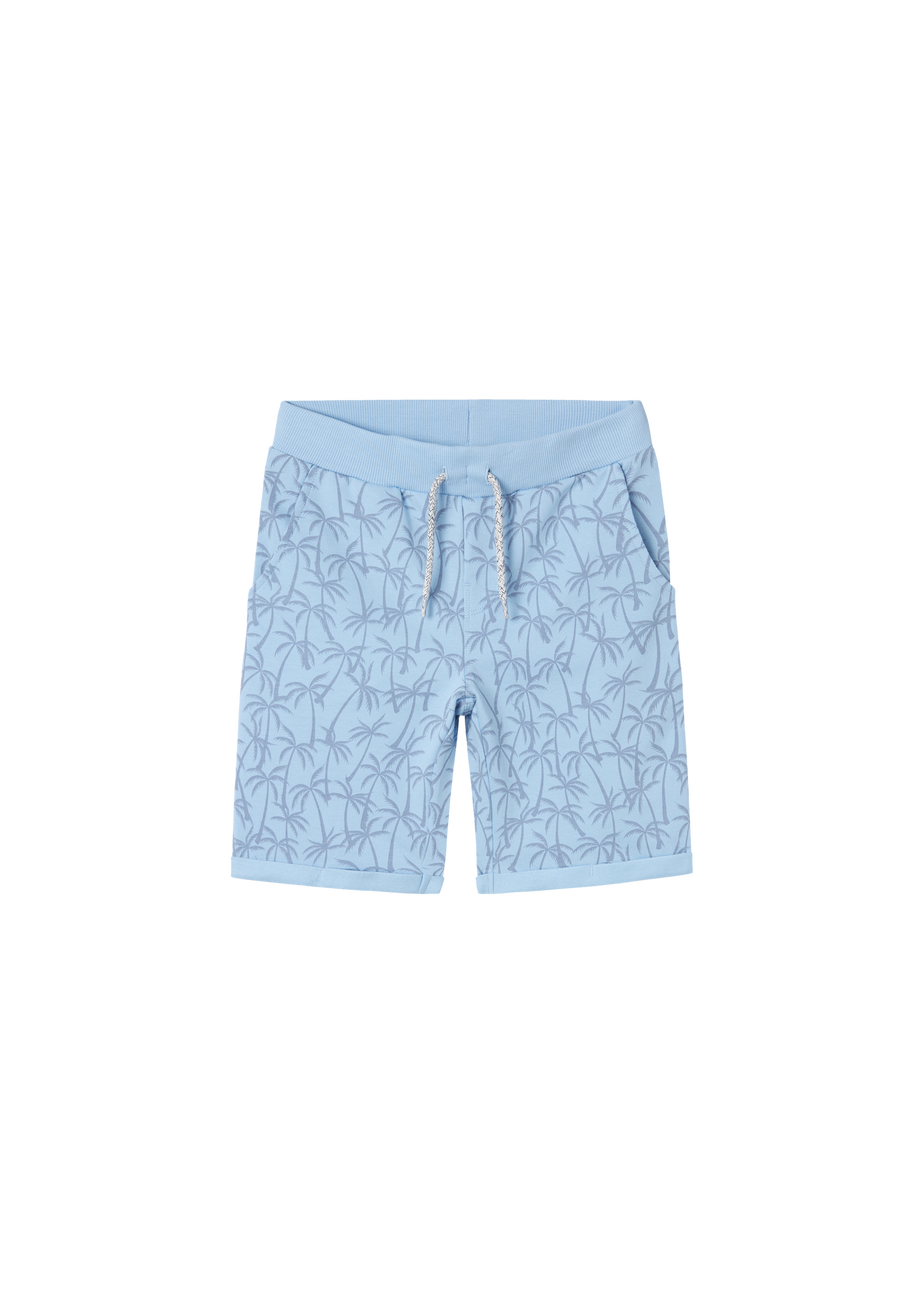 Name It Boys Blue Palm Print Shorts (6-12yrs)