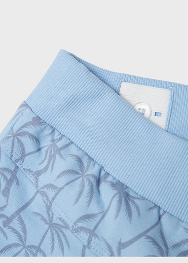 Name It Boys Blue Palm Print Shorts (6-12yrs)