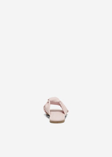 ONLY Pink Knot PU Sandals