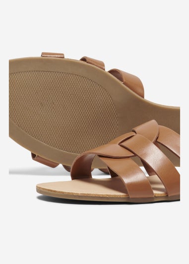 Only Brown Mule Sandals