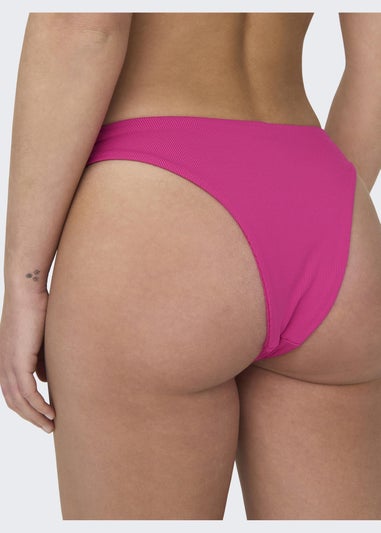 ONLY Pink Knot Brazilian Bikini Bottoms