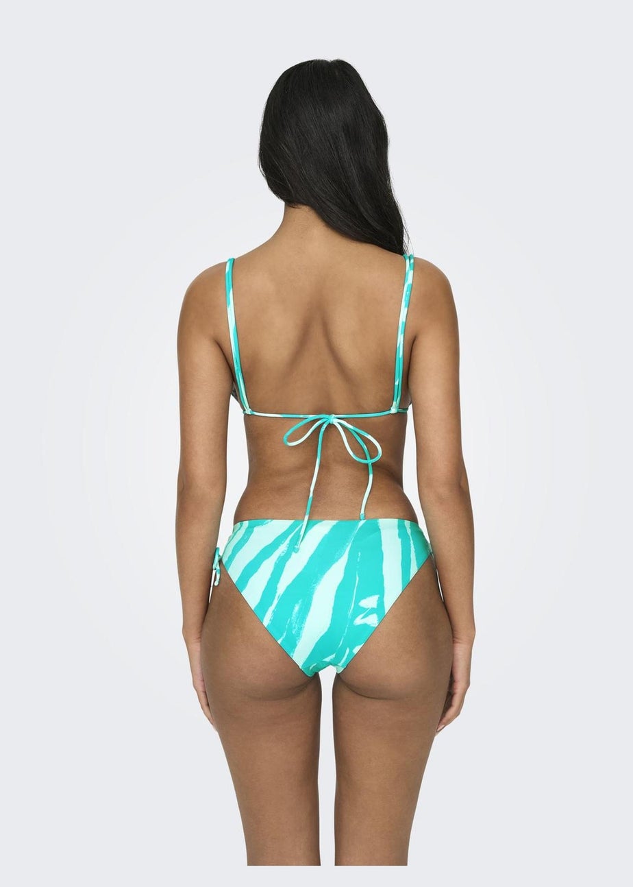Only Teal Bikini Top