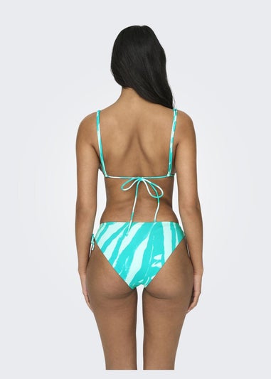 Only Teal Bikini Top