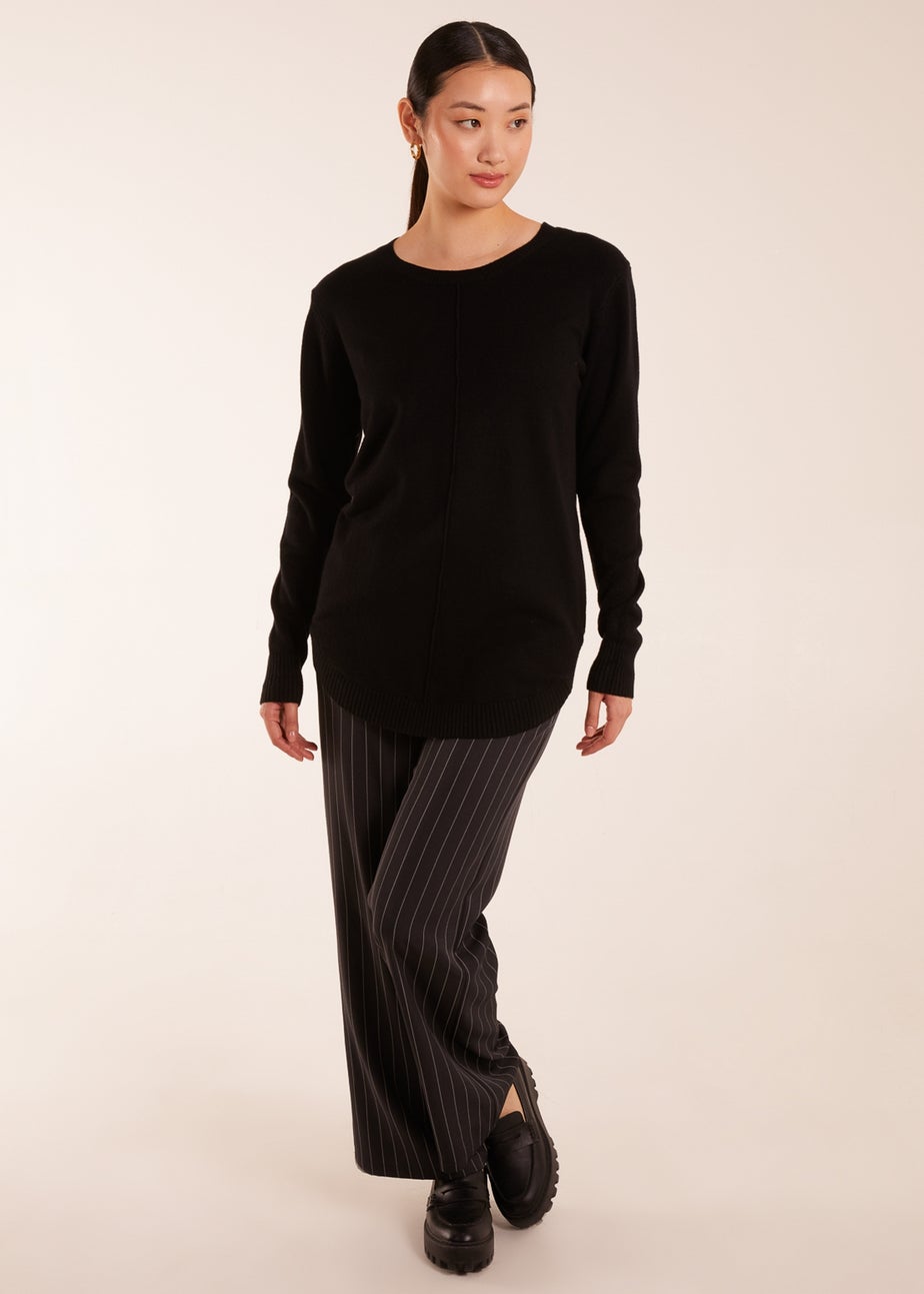 Blue Vanilla Black Middle Seam Detail Jumper