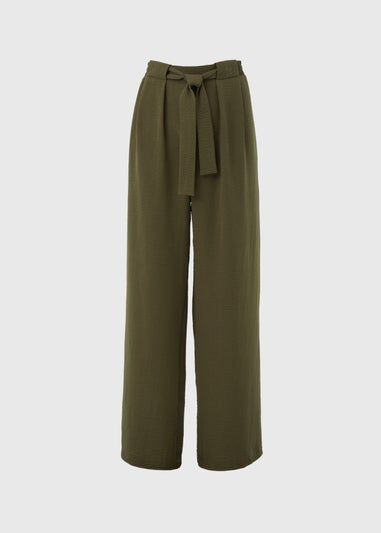 Khaki Tie Waist Trousers