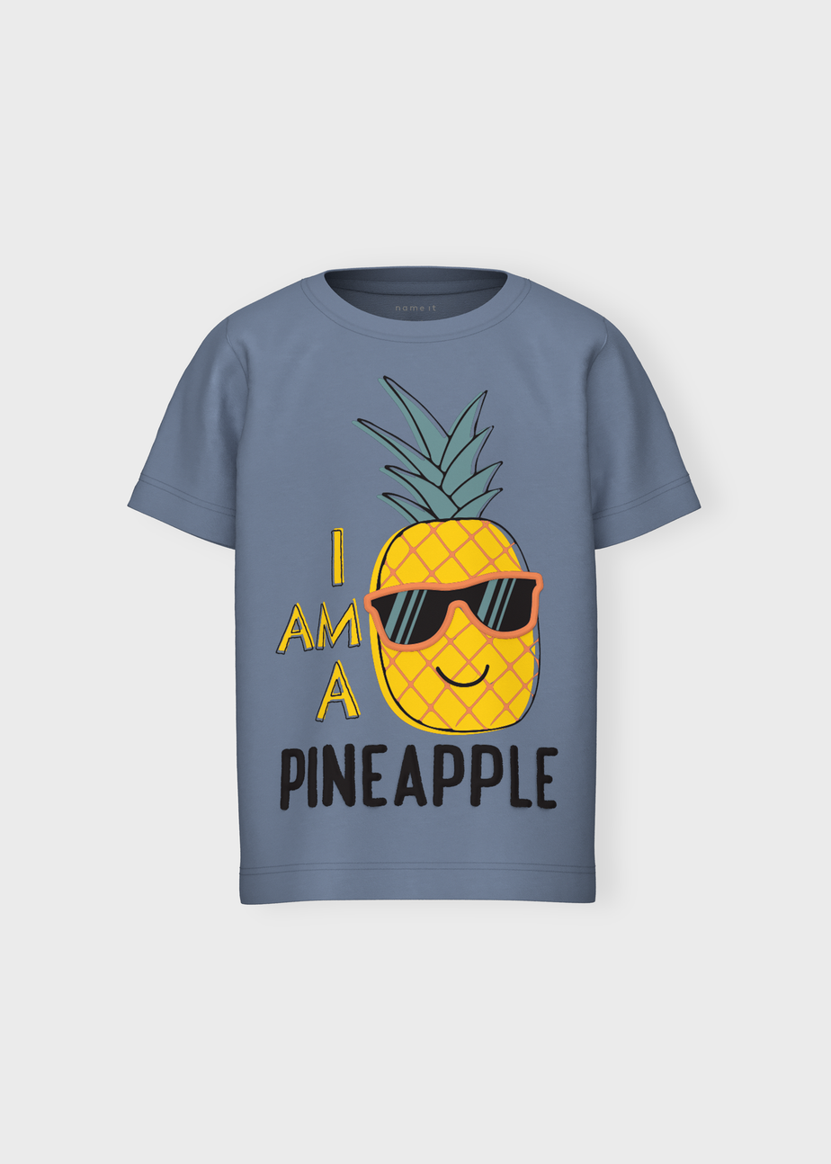 Name It Boys Navy Pineapple Print T-Shirt (1.5-6yrs)