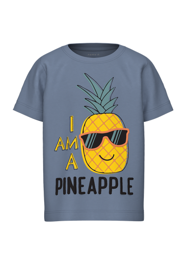 Name It Boys Navy Pineapple Print T-Shirt (1.5-6yrs)