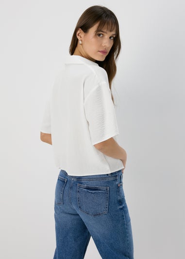 White Boxy Shirt
