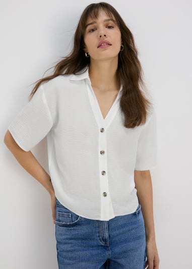 White Boxy Shirt