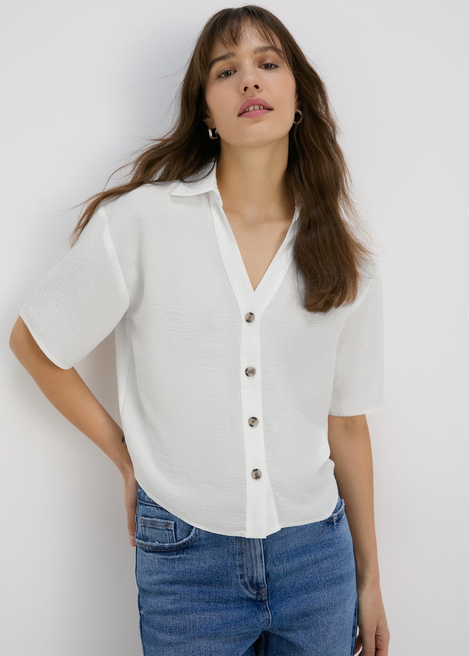 White Boxy Shirt