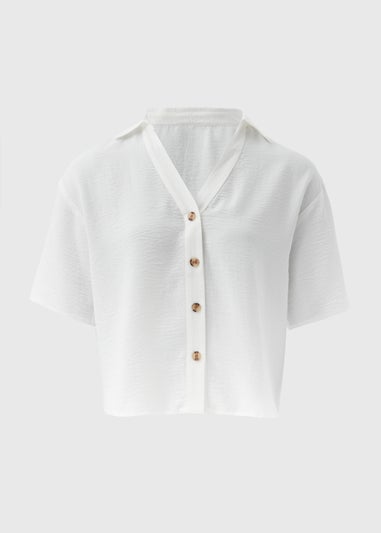 White Boxy Shirt