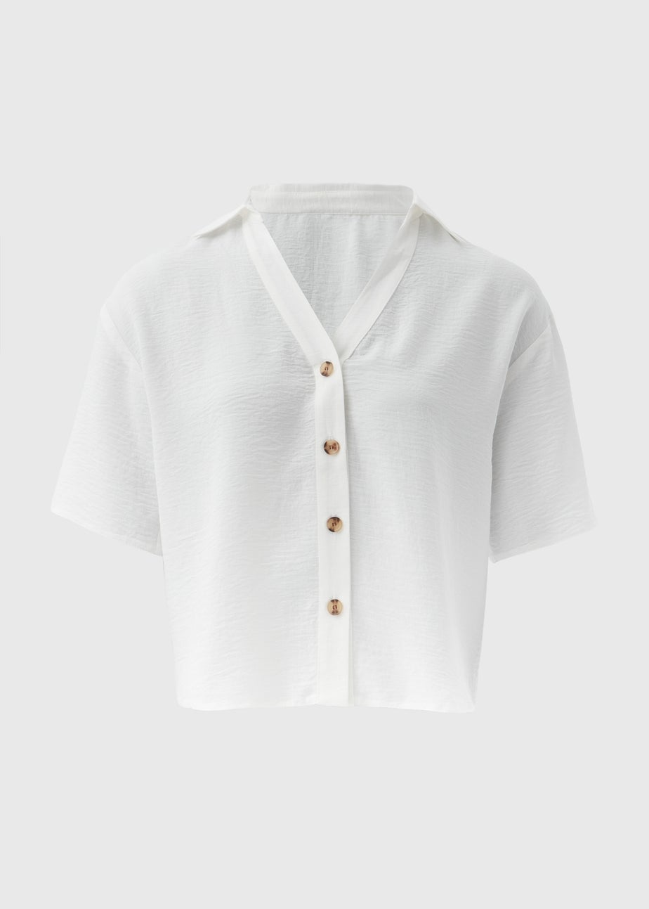 White Boxy Shirt