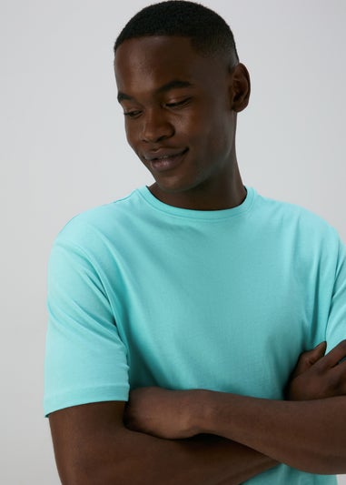 Turquoise Crew Neck T-Shirt
