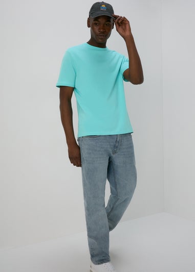 Turquoise Crew Neck T-Shirt