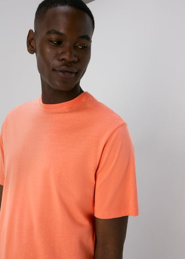 Coral Essential Crew Neck Tee