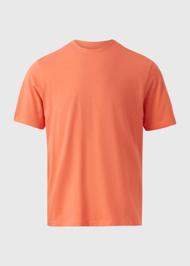 Coral Essential Crew Neck Tee