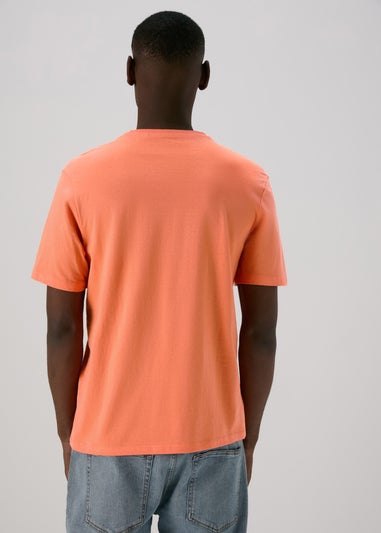 Coral Essential Crew Neck Tee