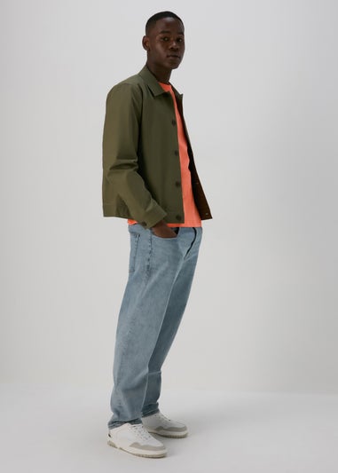 Coral Essential Crew Neck Tee