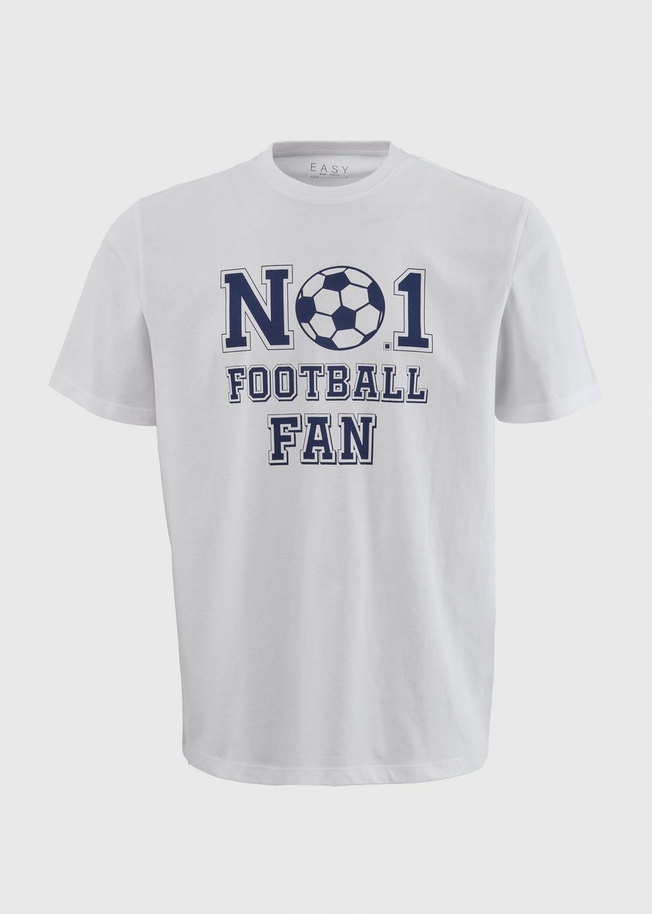 White Football Fan T-Shirt