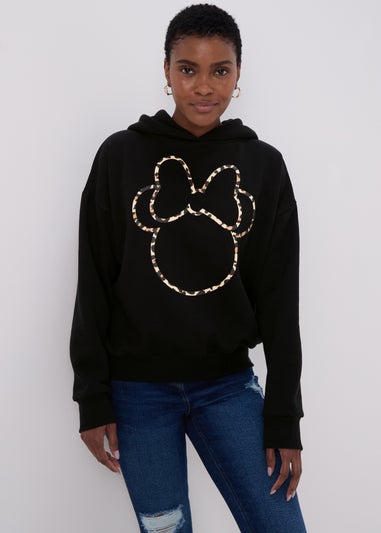 Black Minnie Mouse Hoodie