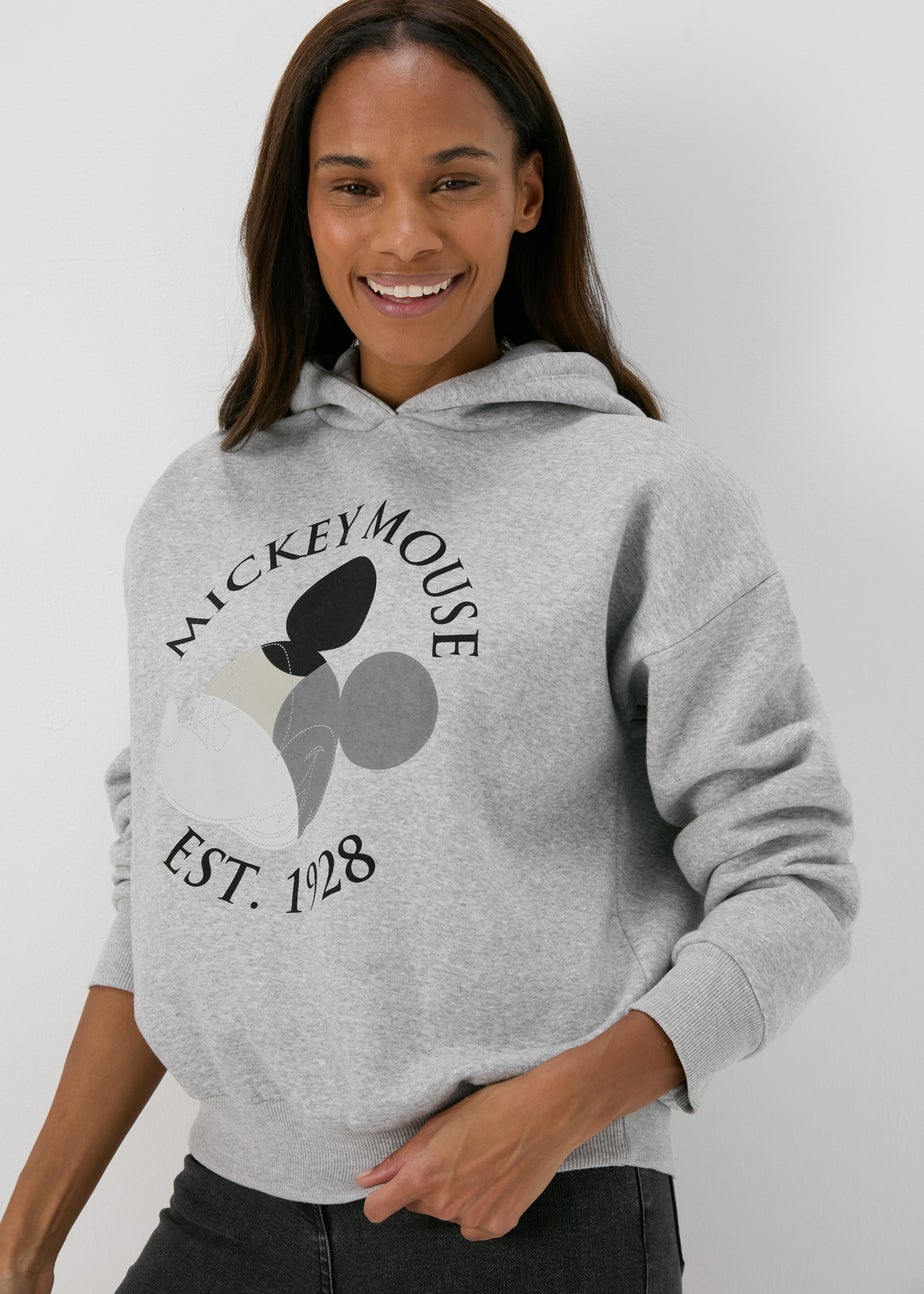 Grey Mickey Mouse Hoodie