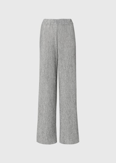 Grey Pleated Trousers