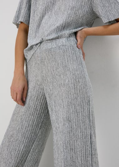 Grey Pleated Trousers