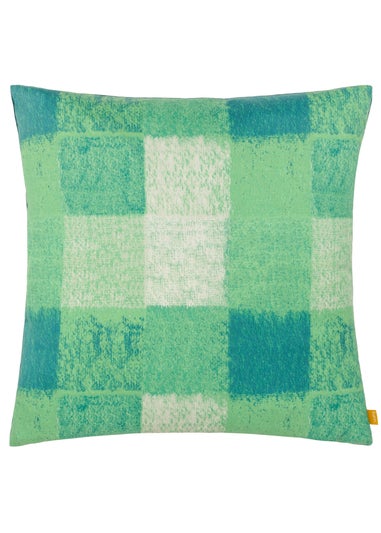 furn. Alma Checked Filled Cushion (50cm x 50cm x 8cm)