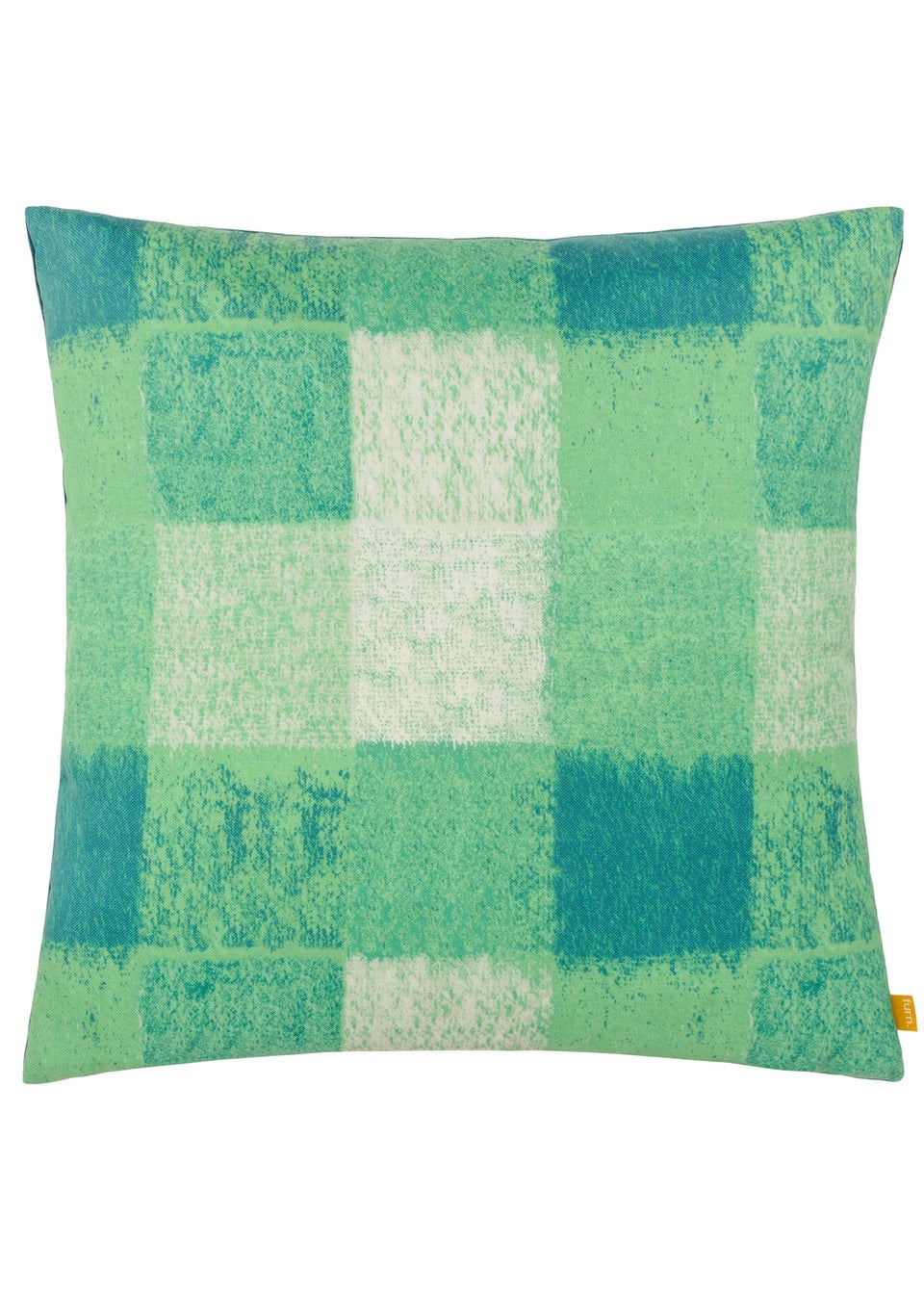 furn. Alma Checked Filled Cushion (50cm x 50cm x 8cm)