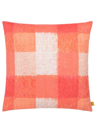 furn. Alma Checked Filled Cushion (50cm x 50cm x 8cm)