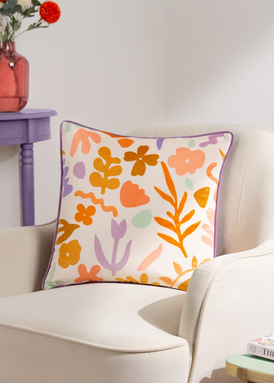 furn. Amelie Doodles Filled Cushion (43cm x 43cm x 8cm)