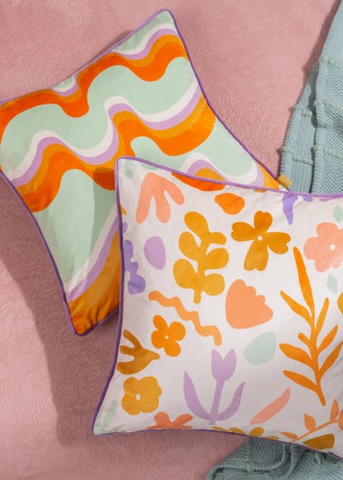 furn. Amelie Doodles Filled Cushion (43cm x 43cm x 8cm)