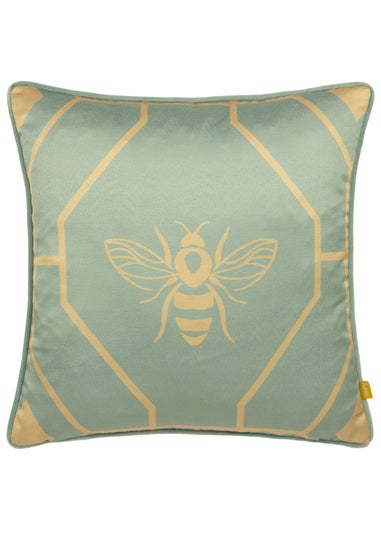 furn. Bee Deco Geometric Filled Cushion (43cm x 43cm x 8cm)
