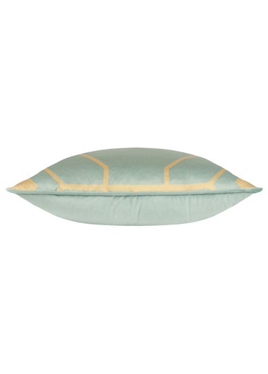 furn. Bee Deco Geometric Filled Cushion (43cm x 43cm x 8cm)