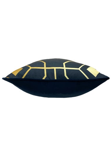 furn. Bee Deco Geometric Filled Cushion (43cm x 43cm x 8cm)