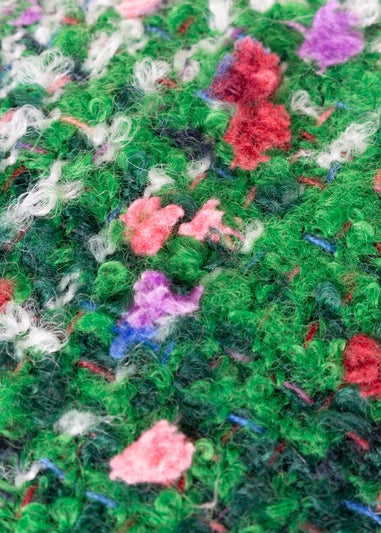 Heya Home Connie Check Jacquard Filled Cushion (45cm x 45cm x 8cm)