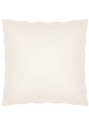 Heya Home Check It Boucle Fleece Filled Cushion (45cm x 45cm x 8cm)