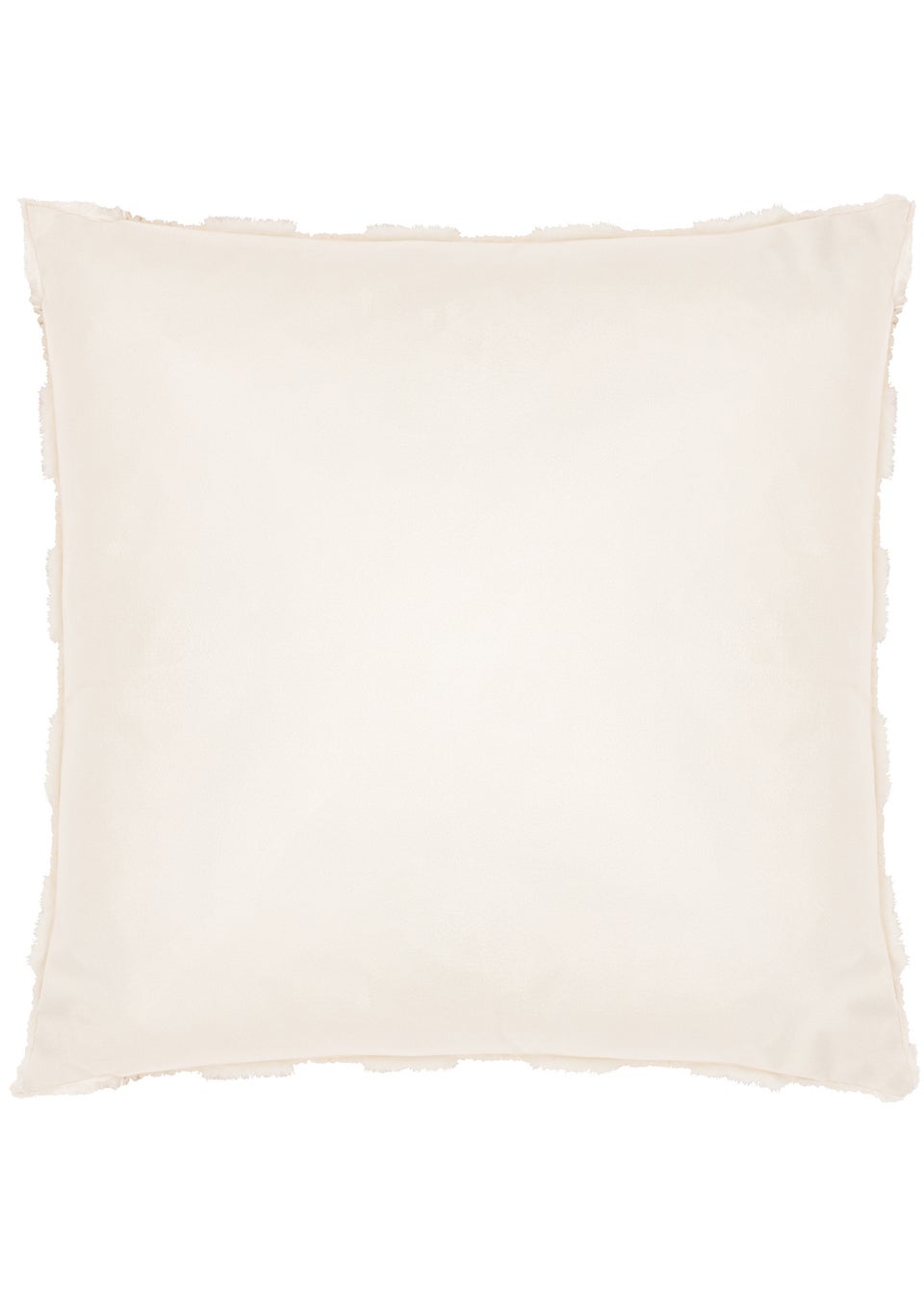 Heya Home Check It Boucle Fleece Filled Cushion (45cm x 45cm x 8cm)
