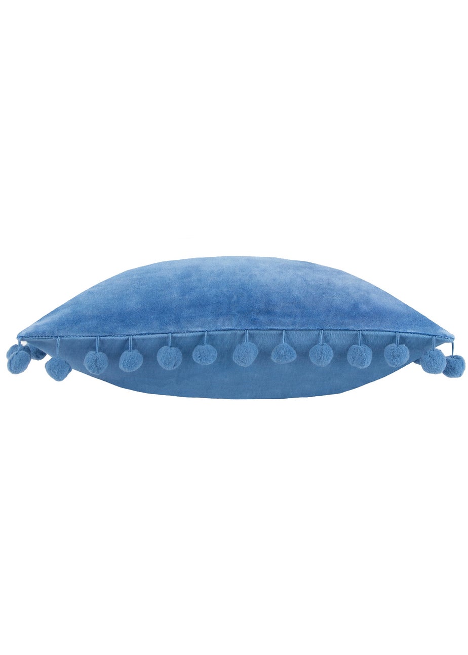 furn. Dora Square Velvet Filled Cushion (45cm x 45cm x 8cm)